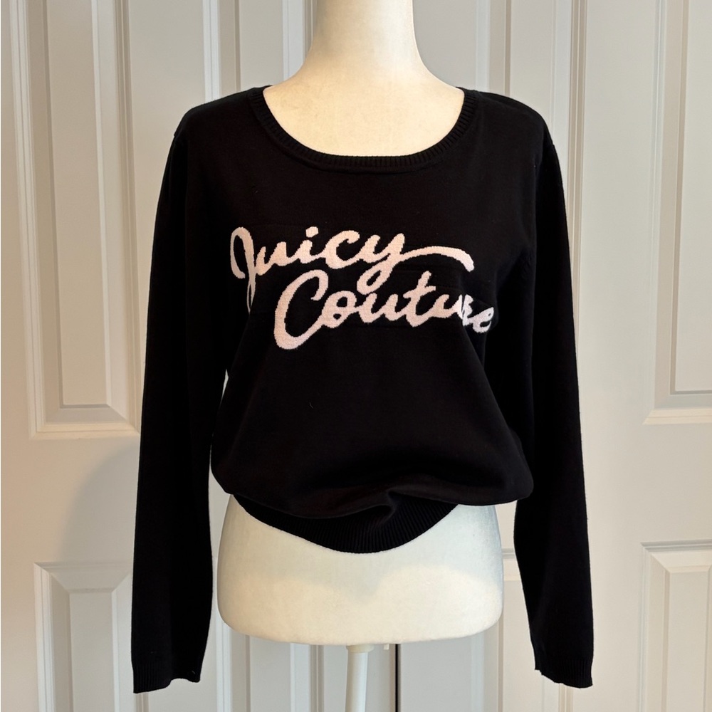 Juicy Couture Black Sweater With Logo